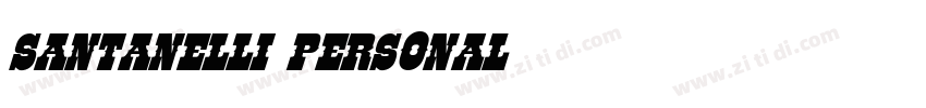 Santanelli PERSONAL字体转换
